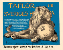 Load image into Gallery viewer, Paintings from swedens history vintage poster without frame
