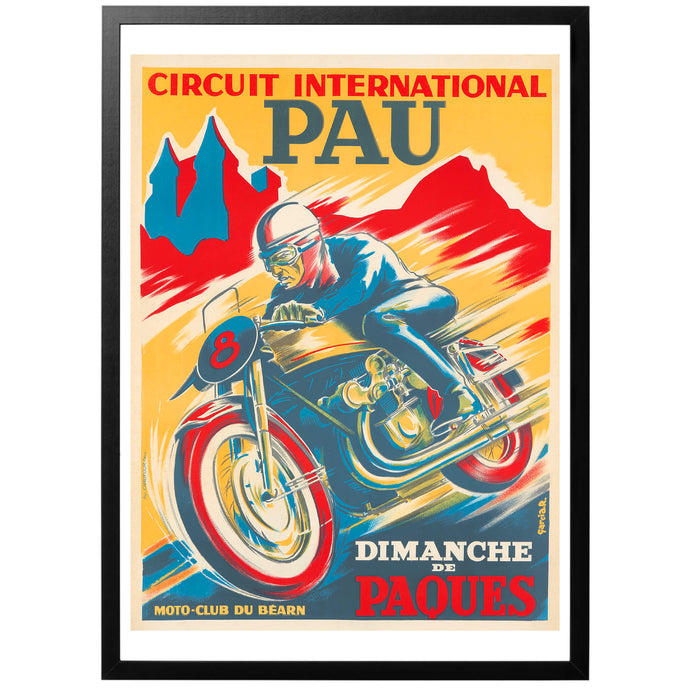 Circuit International Pau Poster - World War Era