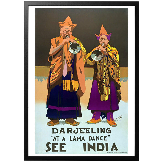 Darjeeling - See India Poster - World War Era
