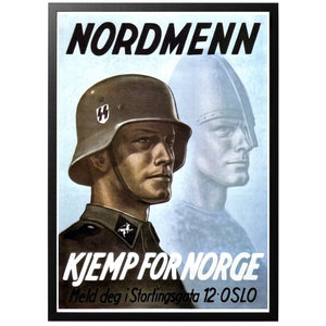 Nordmenn Kjemp for Norge Poster - World War Era