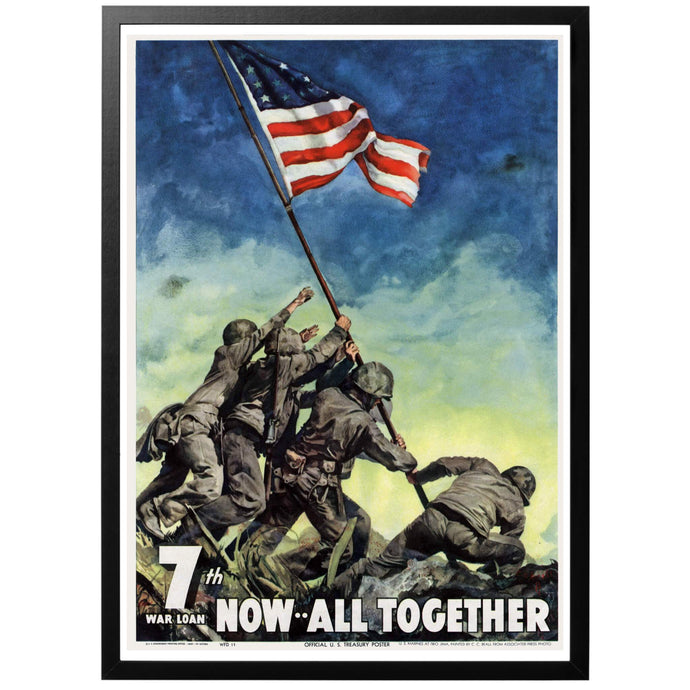 7th War Loan Poster - World War Era