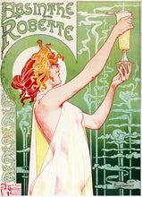 Load image into Gallery viewer, Absinthe Robette vintage poster without frame

