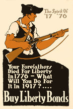 Load image into Gallery viewer, Buy Liberty Bonds vintage WW1 poster without frame
