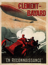 Load image into Gallery viewer, Clement Bayard vintage automotive poster without frame
