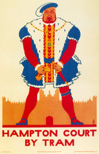 Load image into Gallery viewer, Hampton Court By Tram Vintage Poster without frame
