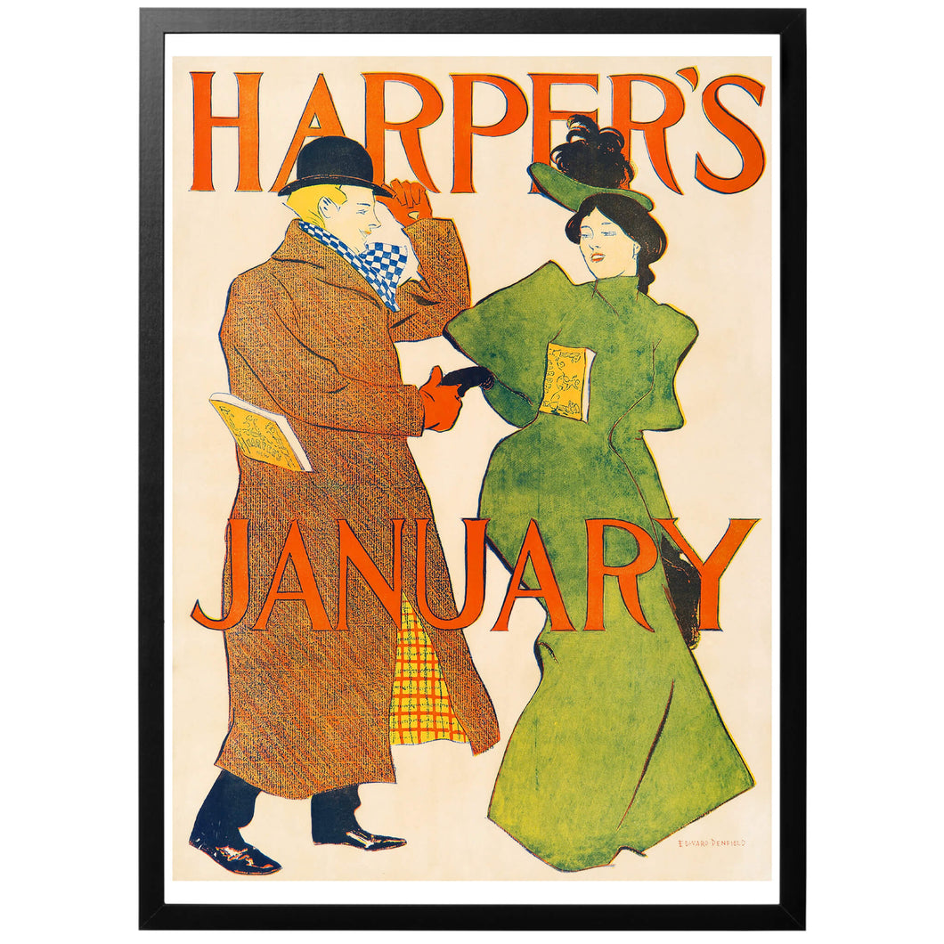 Harper's January Poster - World War Era