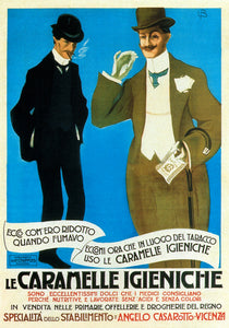 Le Caramelle Igieniche Vintage poster without frame