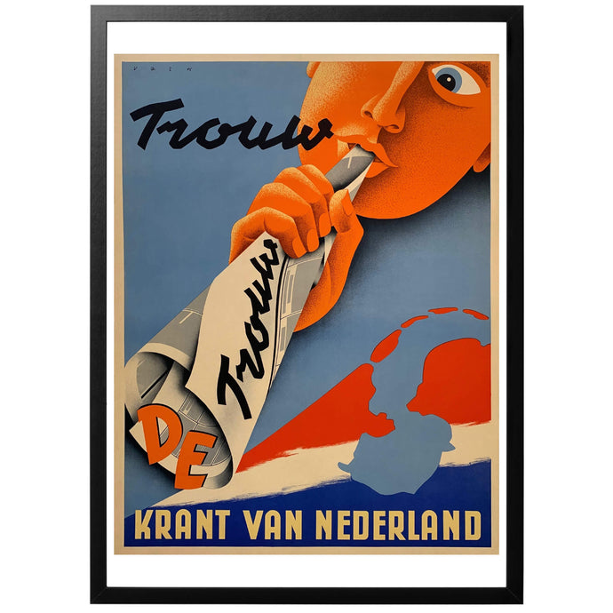 Loyal - The Newspaper from Netherlands Poster - World War Era