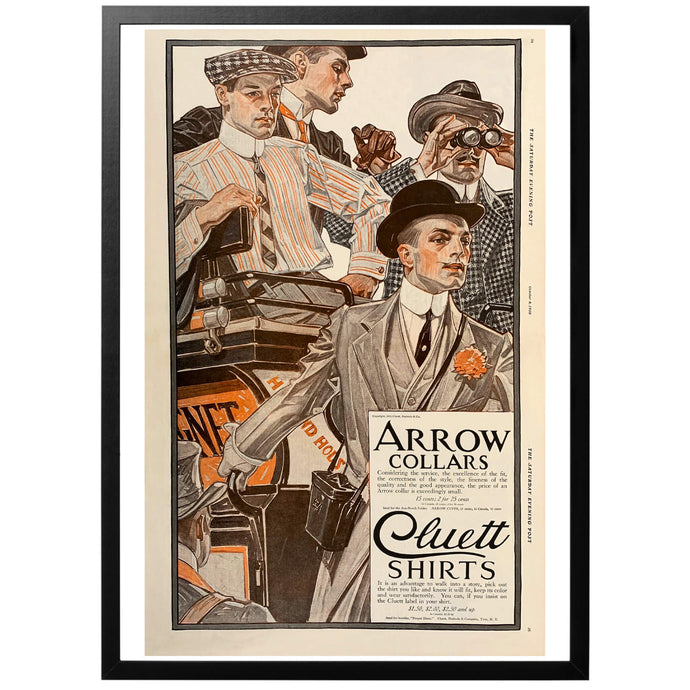 Arrow Collars Poster - World War Era