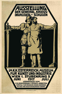 Ausstellung der Kriegsinvaliden Poster - World War Era