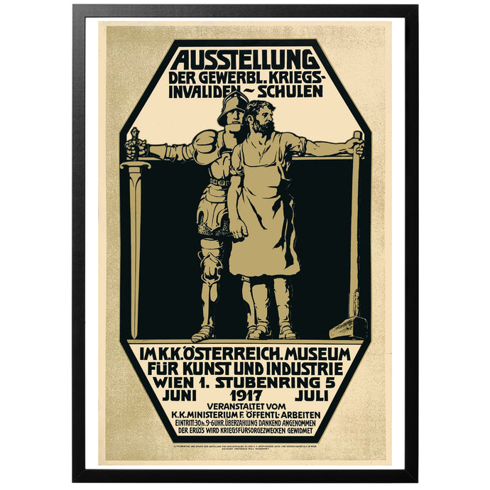 Ausstellung der Kriegsinvaliden Poster - World War Era