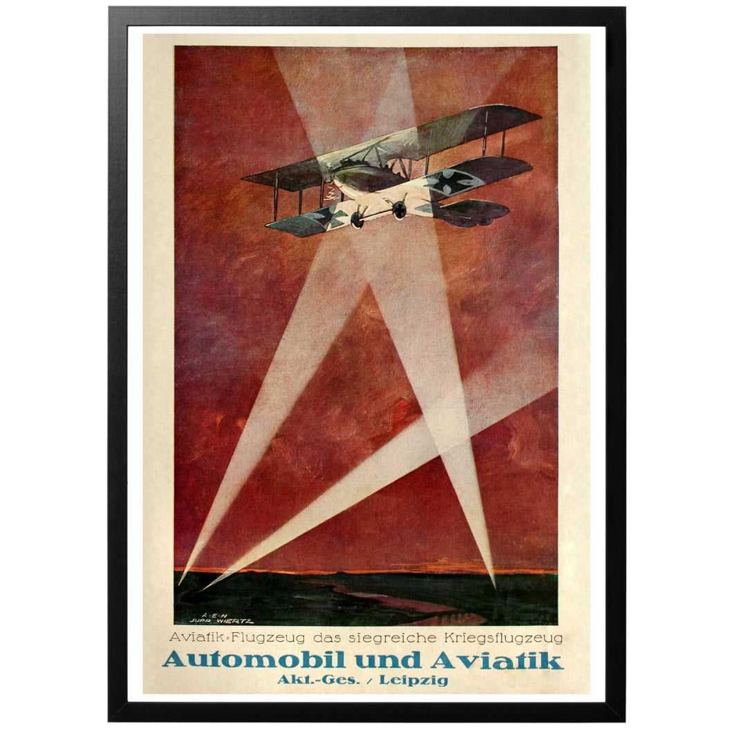 Aviatik Aircraft, the victorious war airplane Poster - World War Era 