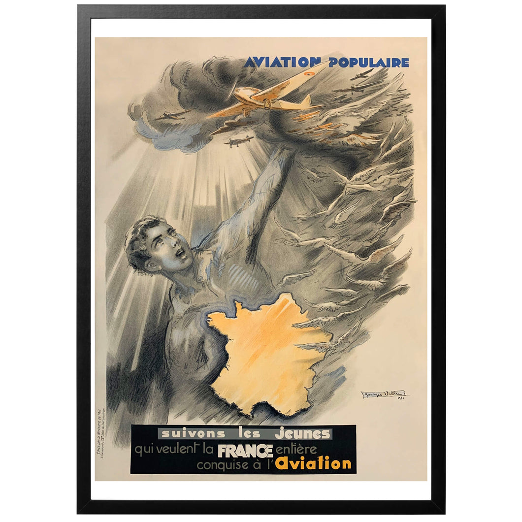 Popular aviation Poster - World War Era