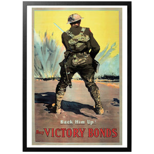 Back Him Up Poster - World War Era