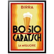 Load image into Gallery viewer, Bosio Caratsch - The best vintage poster with frame
