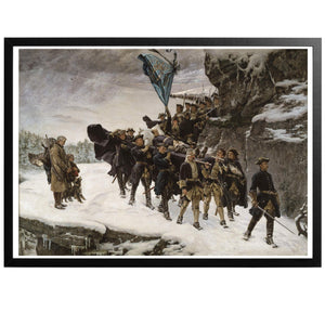 Bringing Home the Body of Charles XII Poster - World War Era