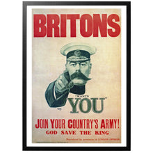 Load image into Gallery viewer, Britons Wants You Poster - World War Era
