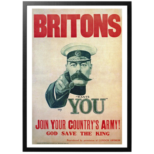 Britons Wants You Poster - World War Era