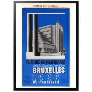 Bruxelles Commercial Fair 1936 Poster - World War Era
