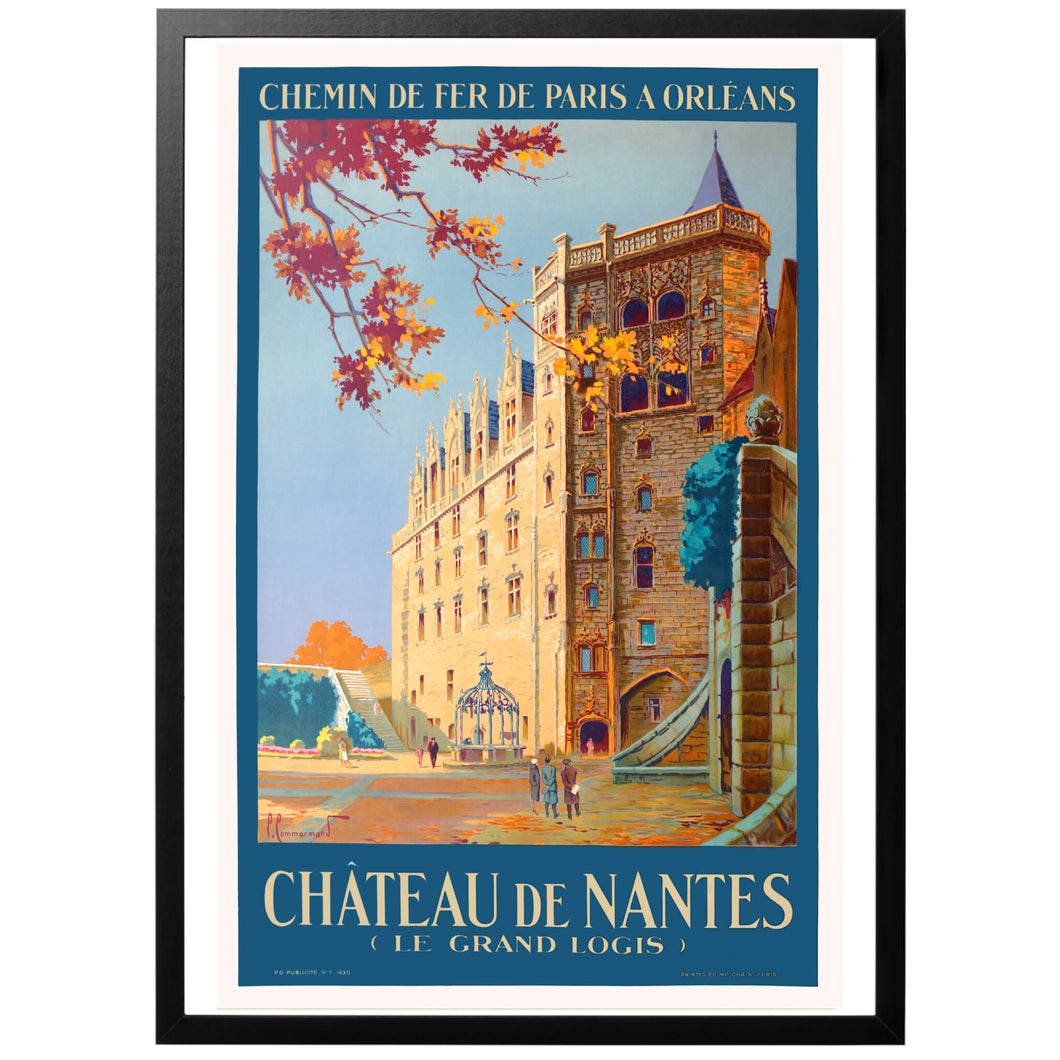 Nantes Castle Poster - World War Era