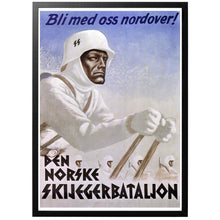 Load image into Gallery viewer, The Norwegian Ski Ranger Battalion Poster - World War Era
