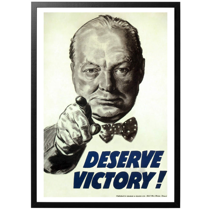 Deserve Victory! Poster - World War Era