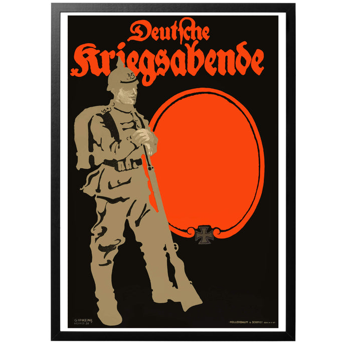 German war evenings Poster - World War Era