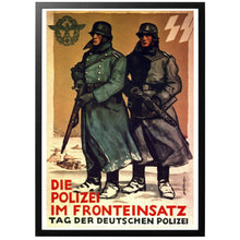 Load image into Gallery viewer, The police in front line service - Day of the German police Poster - World War Era
