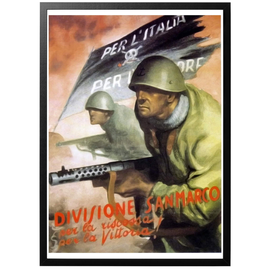Division San Marco - prepared for victory! Poster - World War Era