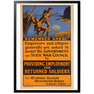Remember ANZAC! Poster - World War Era