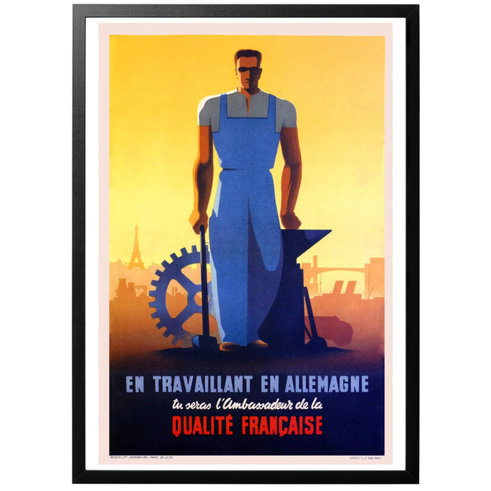 As a worker in Germany Poster - World War Era
