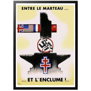 Vintage poster – Entre le Marteau et l'enclume – Galerie 1 2 3