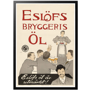 Eslöfs Brewery's beer Poster - World War Era