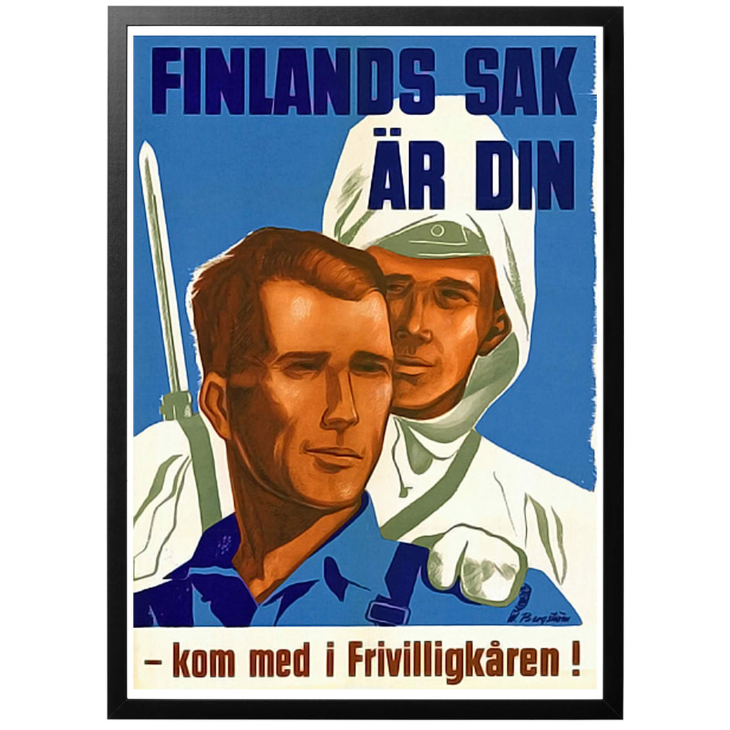 Finlands cause is yours Poster - World War Era