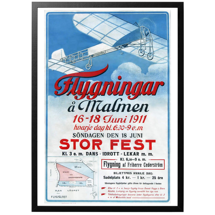 Flight on Malmen Poster - World War Era