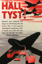 Load image into Gallery viewer, Swedish war poster made by pharmaceutical company Astra (now AstraZeneca). Domestic pharmaceutical production was of upmost importance due to the shortage of medical supplies during the war.
