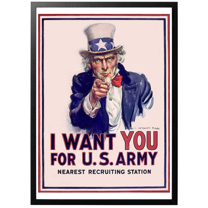 I want you for US Army Poster - World War Era