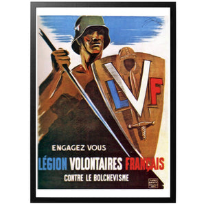 La Légion des volontaires Francais Poster - World War Era