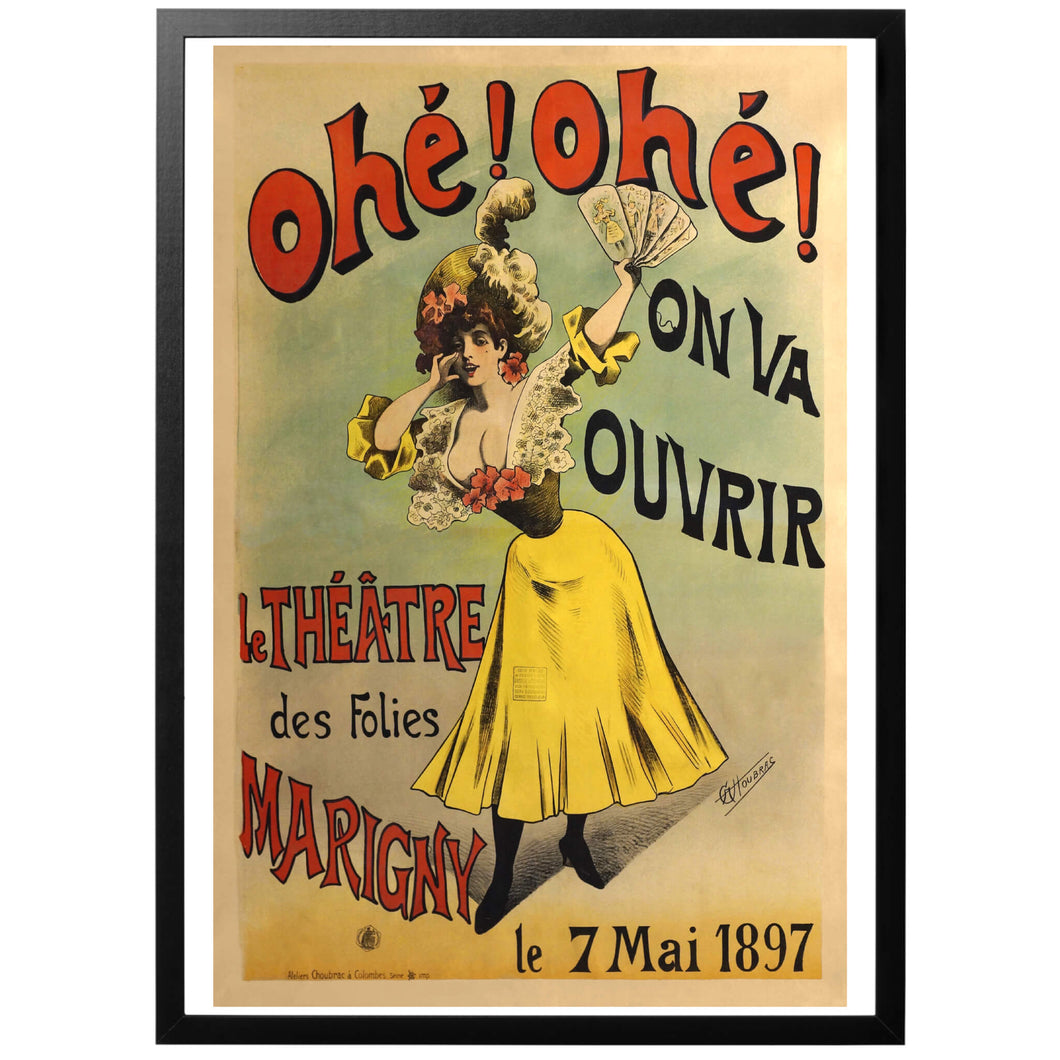 Le Theatre des Folies Marigny Poster - World War Era