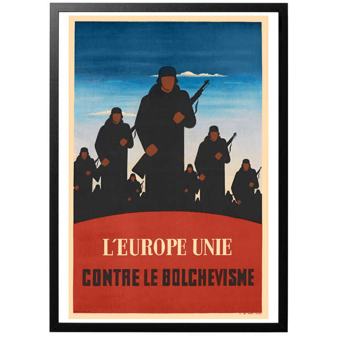 L'Europe Unie Contre Le Bolchevisme Poster - World War Era
