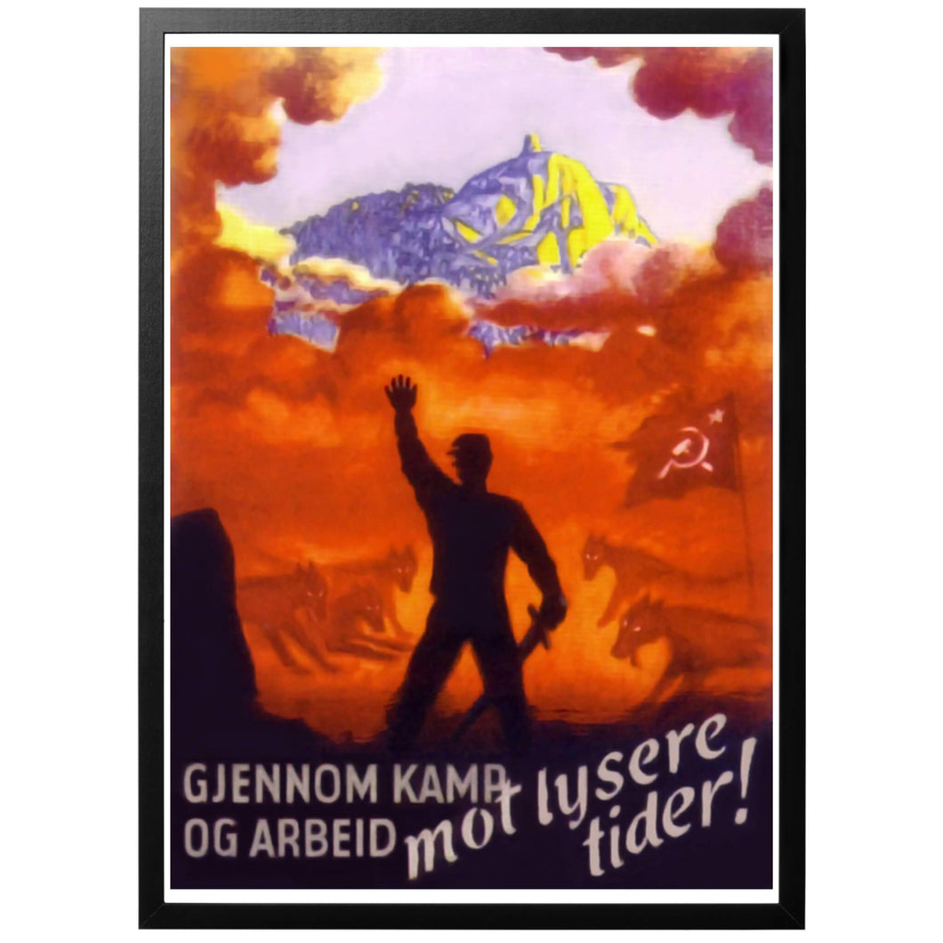 Mot Lysere Tider Poster - World War Era