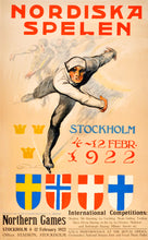 Load image into Gallery viewer, The Nordic Games vintage sports poster without frame
