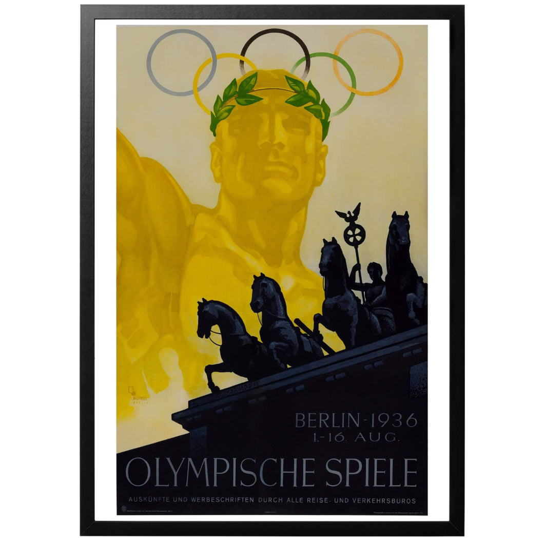 Olympic Games Germany 1936 Poster - World War Era