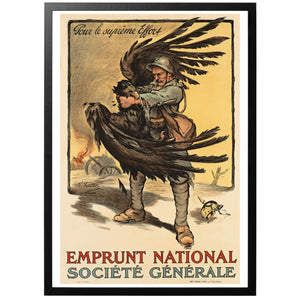 Pour le suprême effort - Emprunt National Poster - World War Era