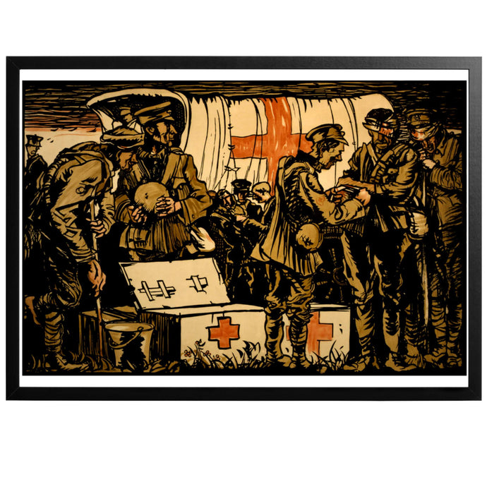 Red Cross WW1 Poster - World War Era