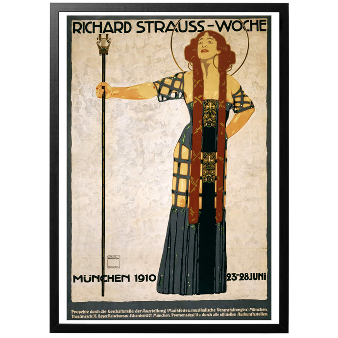 Richard Strauss Woche Poster - World War Era