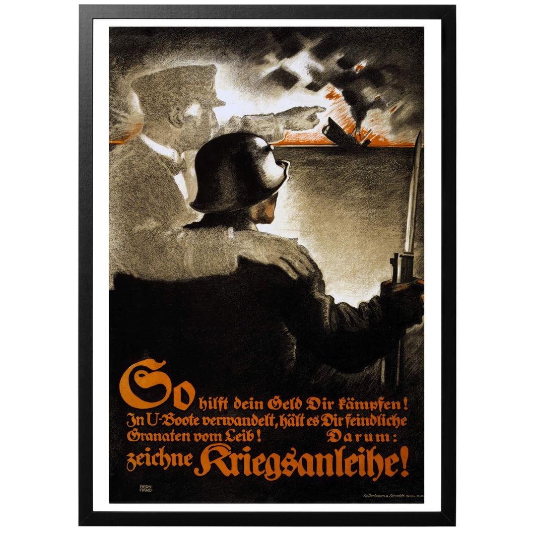 So hilft dein Geld dir Kempfen Poster - World War Era