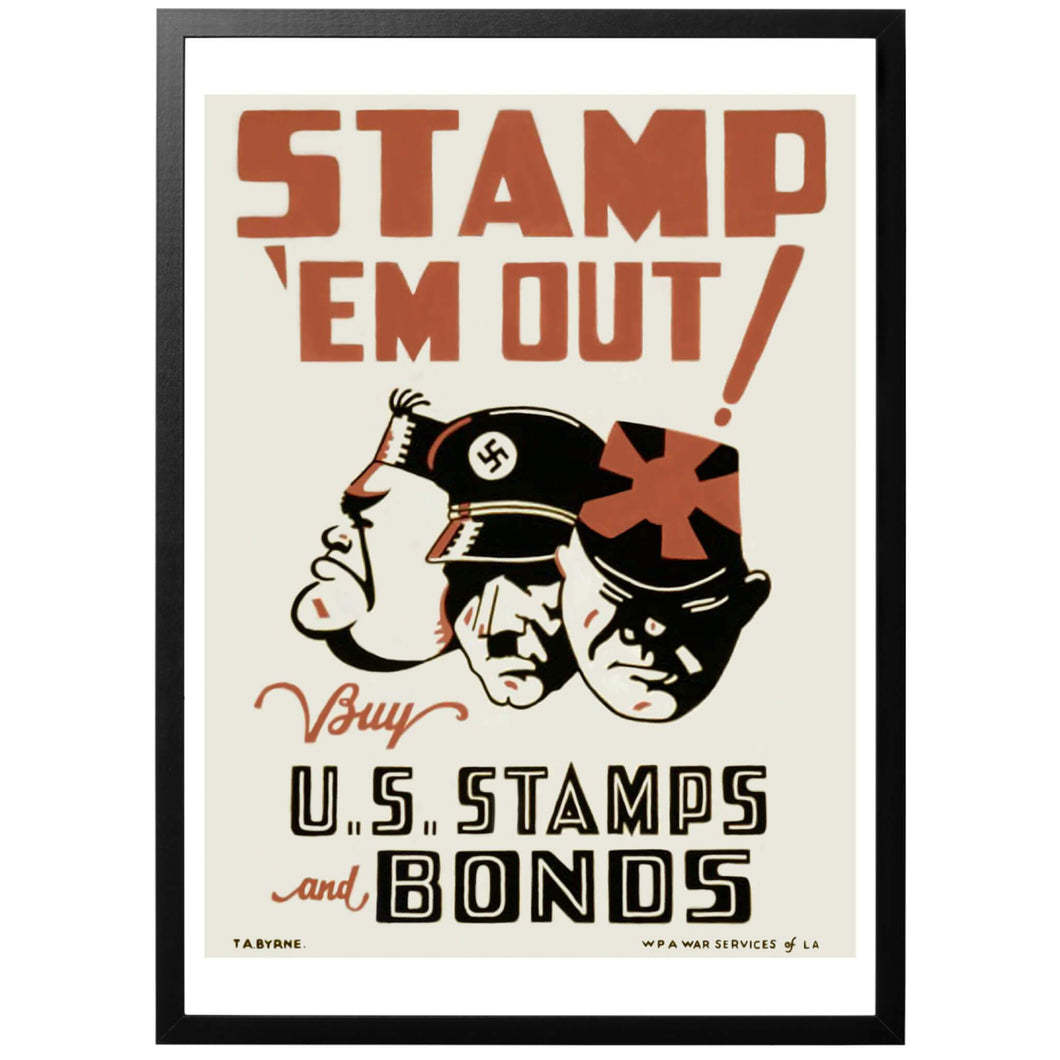 Stamp em out! Poster - World War Era