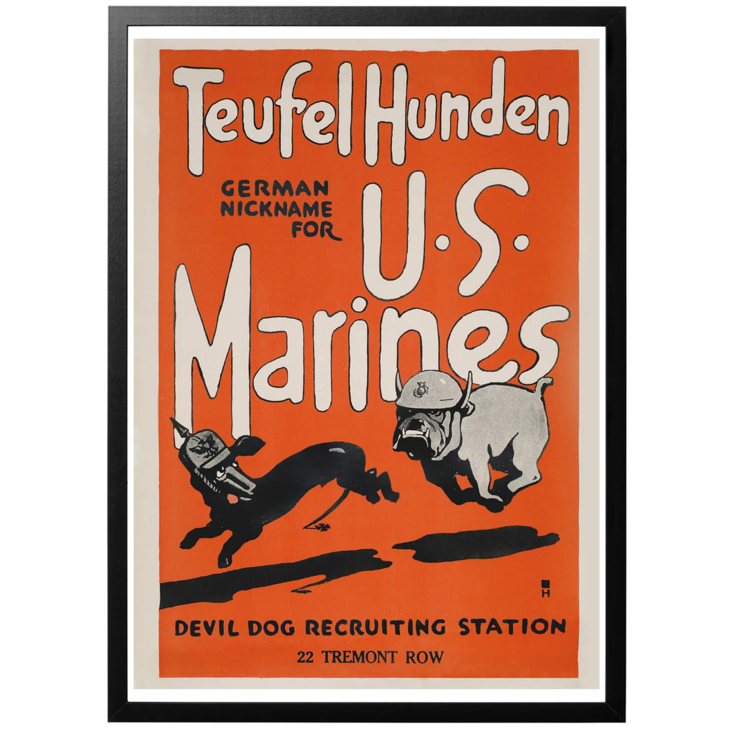 Teufel Hunden Poster - World War Era