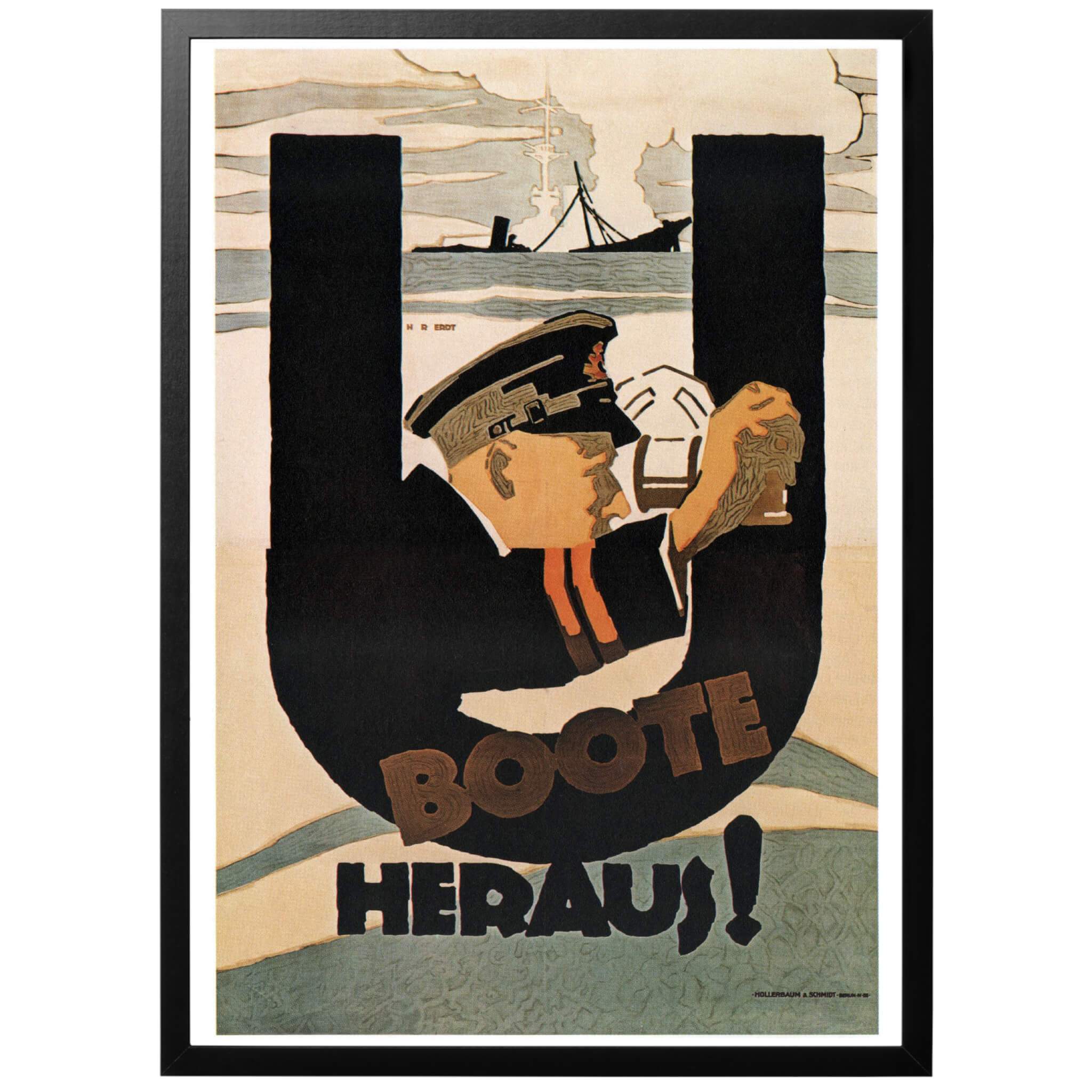 The U-boats are out! Poster